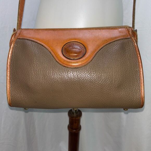 Dooney & Bourke Brown and Tan Crossbody Bag - Picture 2 of 12